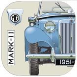 MG TD II 1951-53 (round rear lights) Coaster 7
